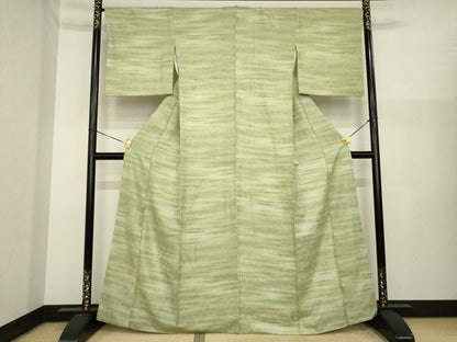 平和屋着物●上質な小紋　南天地紋　暈し染め　正絹　逸品　AABJ1414ck