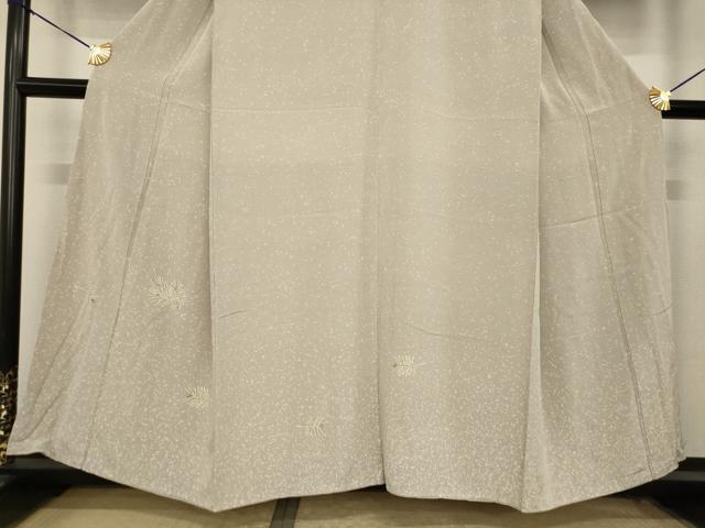 平和屋着物●訪問着　松葉　金彩　正絹　逸品　AABJ1416ck