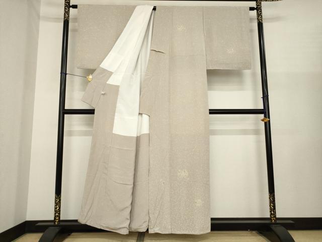 平和屋着物●訪問着　松葉　金彩　正絹　逸品　AABJ1416ck