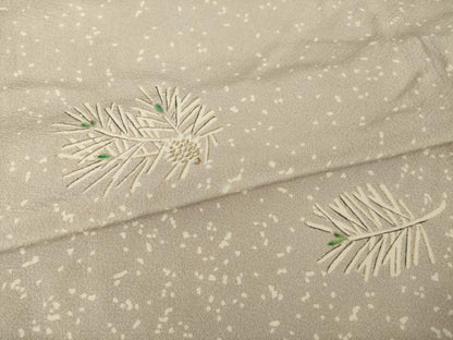 平和屋着物●訪問着　松葉　金彩　正絹　逸品　AABJ1416ck