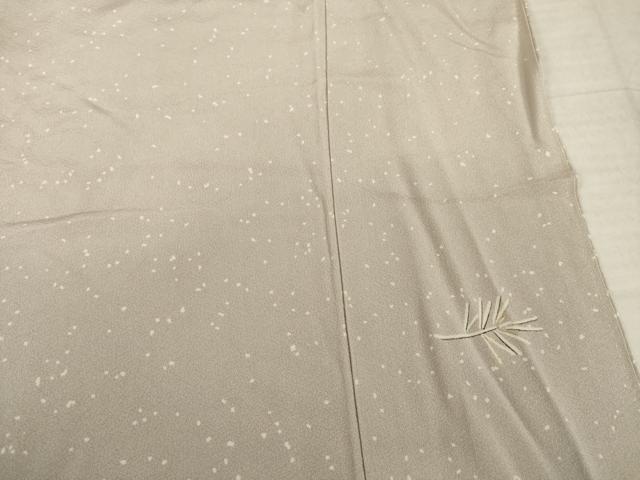 平和屋着物●訪問着　松葉　金彩　正絹　逸品　AABJ1416ck