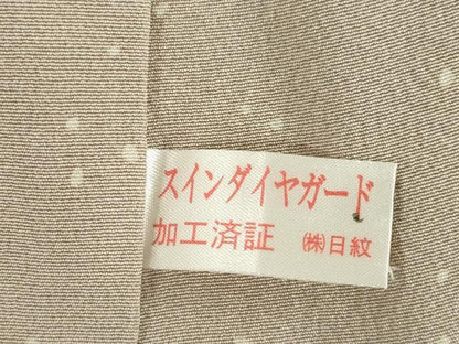 平和屋着物●訪問着　松葉　金彩　正絹　逸品　AABJ1416ck