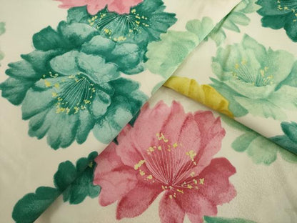平和屋着物●上質な小紋　舞花文　正絹　逸品　AABJ1433ck