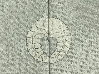 平和屋着物●訪問着　駒刺繍　草花文　金彩　正絹　逸品　AABJ1438ck