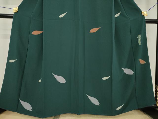 平和屋着物●世界的人形師　辻村寿三郎　ジュサブロー　小紋　舞桜文　正絹　逸品　AABJ1448ck