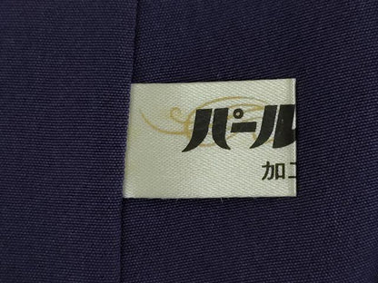 平和屋着物●世界的人形師　辻村寿三郎　ジュサブロー　小紋　舞桜文　正絹　逸品　AABJ1448ck