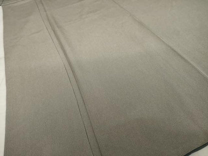 平和屋着物●伝統工芸士 砂川健一　江戸小紋　万筋　千歳茶色×白茶色　正絹　逸品　AABJ1450ck