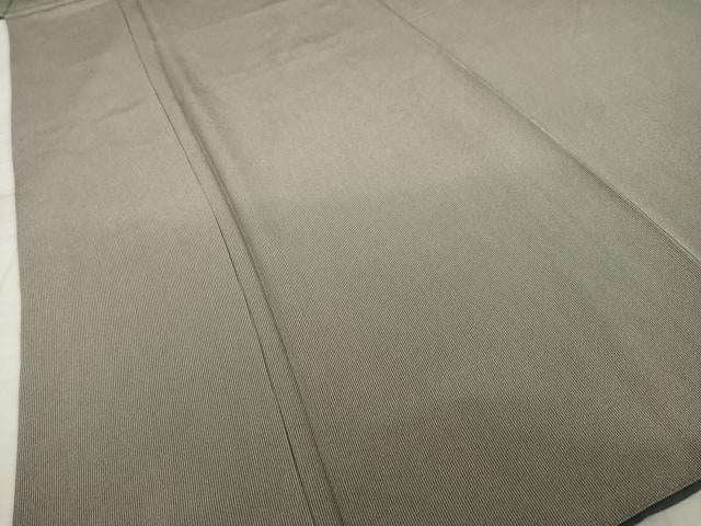 平和屋着物●伝統工芸士 砂川健一　江戸小紋　万筋　千歳茶色×白茶色　正絹　逸品　AABJ1450ck