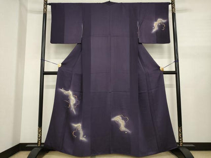 平和屋着物●訪問着　竹屋町刺繍　桜　金彩　正絹　逸品　AABJ1454ck