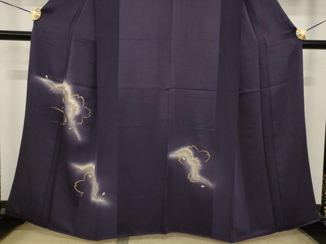 平和屋着物●訪問着　竹屋町刺繍　桜　金彩　正絹　逸品　AABJ1454ck
