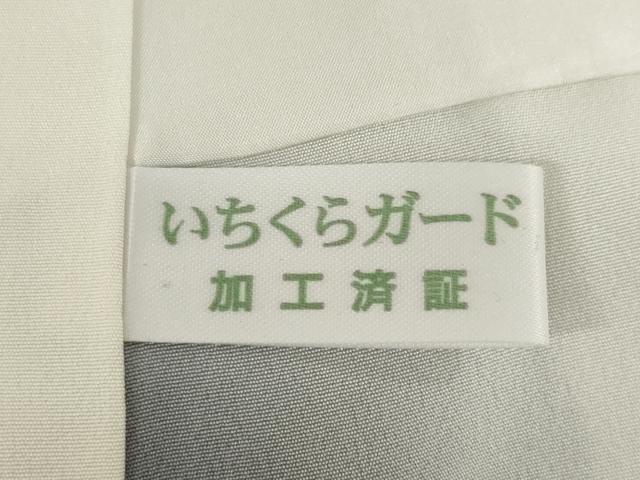 平和屋着物●江戸小紋　万筋　黒×白　正絹　逸品　AABJ1459ck