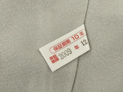 平和屋着物●訪問着　友禅　花鳥文　正絹　逸品　AABJ1460ck