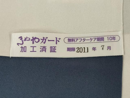 平和屋着物●江戸小紋　切嵌雪輪重ね文　正絹　逸品　AABJ1468ck