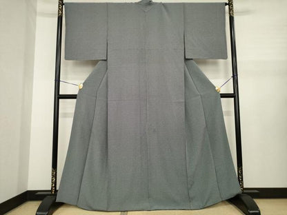平和屋着物●江戸小紋　角通し　正絹　逸品　AABJ1470ck