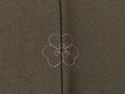 平和屋着物●訪問着　刺繍　正倉院花文　金銀彩　正絹　逸品　AABJ1480ck