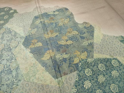 平和屋着物●豪華色留袖　道長花文　金彩　正絹　逸品　AABJ1487ck