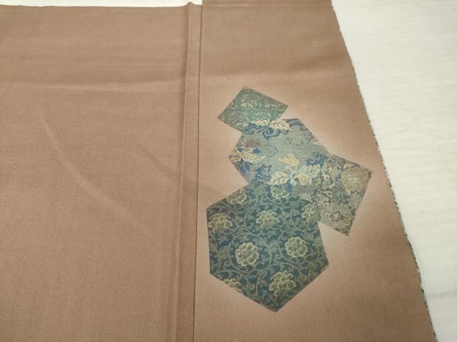 平和屋着物●豪華色留袖　道長花文　金彩　正絹　逸品　AABJ1487ck