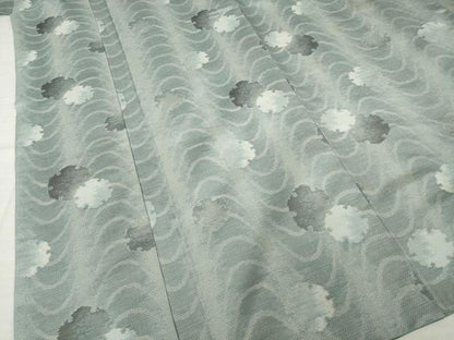 平和屋着物●本場大島紬　総絣　流水雪輪重ね文　正絹　逸品　AABJ1489ck