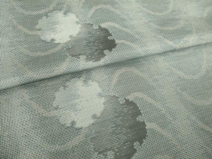 平和屋着物●本場大島紬　総絣　流水雪輪重ね文　正絹　逸品　AABJ1489ck