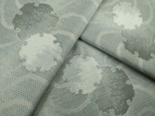 平和屋着物●本場大島紬　総絣　流水雪輪重ね文　正絹　逸品　AABJ1489ck