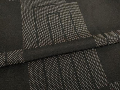 平和屋着物●上質な小紋　源氏香花文　黒地　正絹　逸品　AABJ1490ck