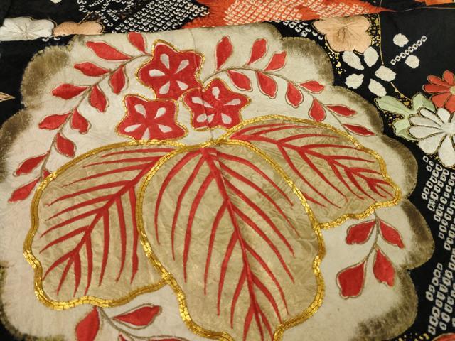 平和屋着物●豪華振袖　駒刺繍　絞り　桐　松竹梅　正絹　逸品　AABJ1491ck