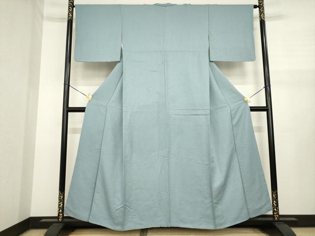 平和屋着物●上質な色無地　豆がら茶色　正絹　逸品　AABJ1506ck