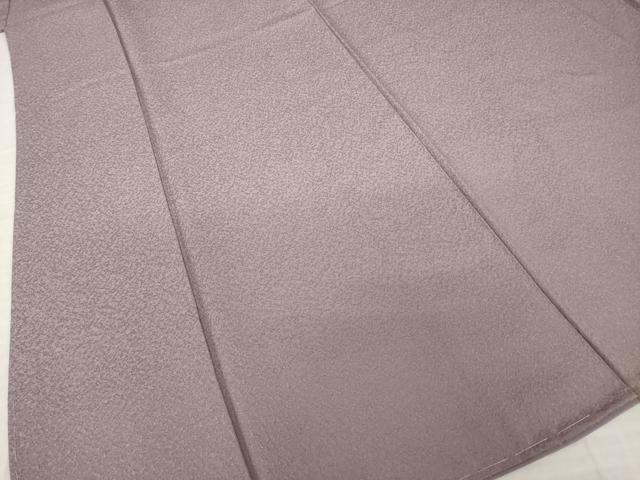 平和屋着物●上質な色無地　作家物　鳩羽鼠色　正絹　逸品　未使用　AABJ1515ck