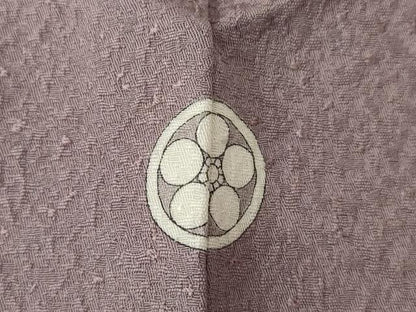 平和屋着物●上質な色無地　作家物　鳩羽鼠色　正絹　逸品　未使用　AABJ1515ck