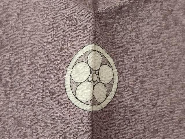 平和屋着物●上質な色無地　作家物　鳩羽鼠色　正絹　逸品　未使用　AABJ1515ck