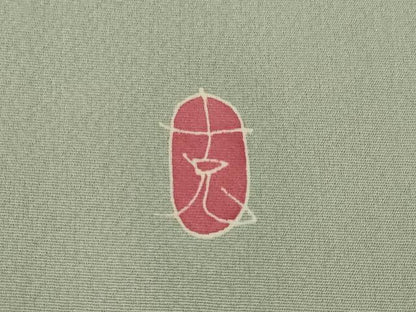 平和屋着物●本加賀友禅作家　南克治　訪問着　枝花文　正絹　逸品　AABJ1520ck