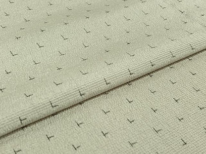 平和屋着物▽本塩沢　単衣　十字絣　正絹　逸品　AABJ1530jh