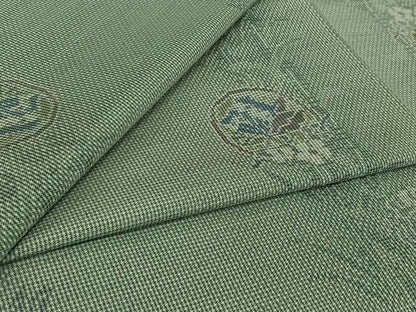 平和屋着物▽本場大島紬　単衣　7マルキ　花丸文　正絹　逸品　AABJ1532jh