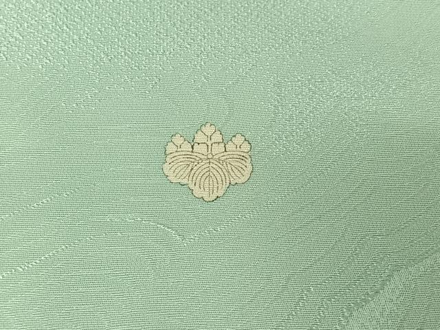 平和屋着物▽訪問着　単衣　作家物　刺繍　花鳥文　カワセミ　金銀糸　正絹　逸品　AABJ1534jh