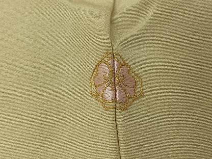 平和屋着物▽十日町友禅　女流作家　遠田藤舟　訪問着　単衣　吉祥花文　正絹　逸品　AABJ1542jh