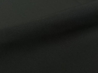 平和屋着物▽男性　黒紋付　単衣　暗黒色　正絹　逸品　AABJ1587jh