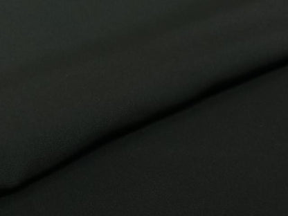 平和屋着物▽男性　黒紋付　単衣　暗黒色　正絹　逸品　AABJ1587jh