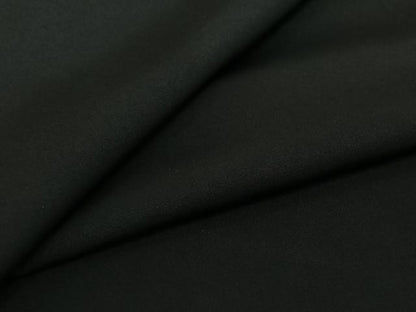 平和屋着物▽男性　黒紋付　単衣　暗黒色　正絹　逸品　AABJ1587jh