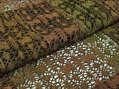 平和屋着物▽道行コート　スリーシーズン　春夏秋　塵除け　リボン織　幾何学文様　正絹　逸品　AABJ1588jh