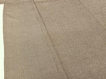 平和屋着物▽小紋　単衣　格子　AABJ1590jh