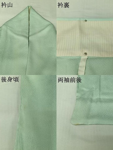 平和屋着物▽訪問着　単衣　飾花文　暈し染め　金彩　正絹　逸品　AABJ1593jh