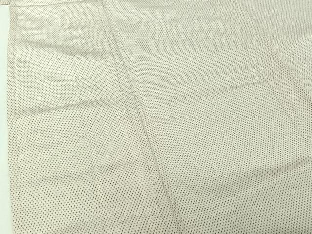 平和屋着物▽本塩沢　単衣　蚊絣　正絹　逸品　AABJ1607jh
