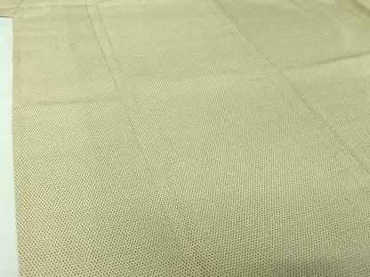 平和屋着物▽本塩沢　単衣　蚊絣　正絹　逸品　AABJ1616jh