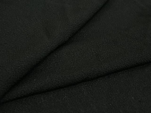 平和屋着物▽羽織　スリーシーズン　春夏秋　塵除け　暗黒色　正絹　逸品　AABJ1627jh