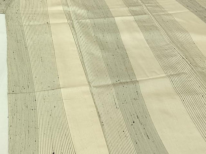 平和屋着物▽上質な紬　単衣　立涌文　正絹　逸品　AABJ1631jh
