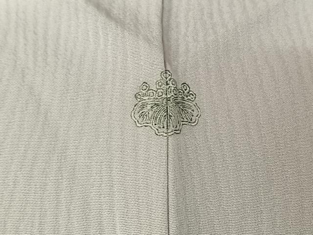 平和屋着物▽訪問着　単衣　草葉文　金彩　正絹　逸品　AABJ1635jh