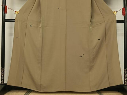 平和屋着物▽訪問着　単衣　舞桜文　金彩　正絹　逸品　AABJ1642jh