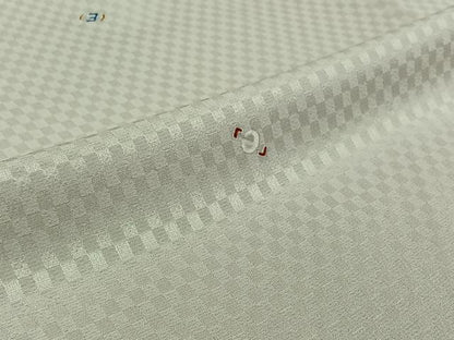 平和屋着物▽上質な小紋　単衣　文字文　正絹　逸品　AABJ1644jh