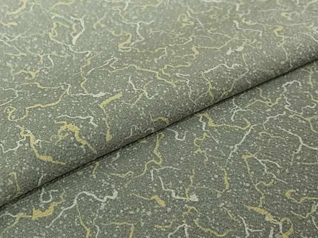 平和屋着物▽上質な小紋　単衣　霞文　正絹　逸品　AABJ1647jh