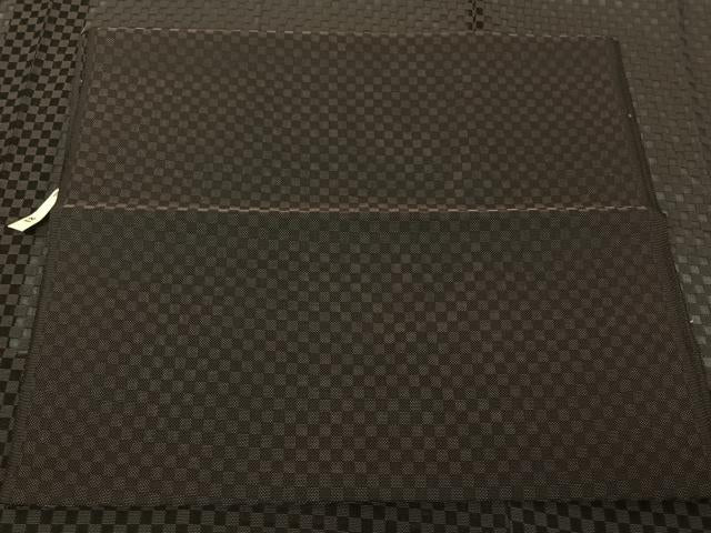 平和屋着物▽道行コート　スリーシーズン　春夏秋　塵除け　市松紋紗　ロング丈　正絹　逸品　AABJ1648jh